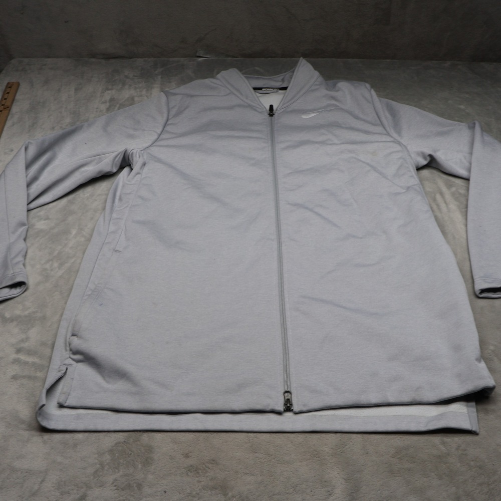 Nike Jacket Mens XXLT Grey KD MVP Therma Showtime Basketball Warm Up Athletic